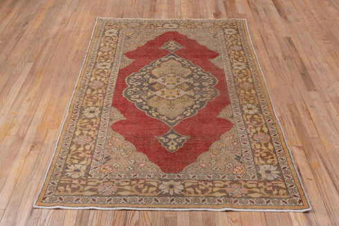 Vintage Oushak Area Rug (4' x 6')
